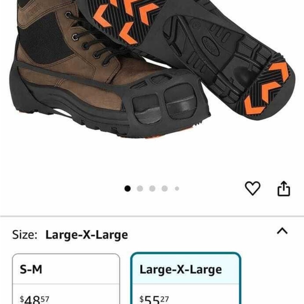 Grip pro ,Ice cleats brand new